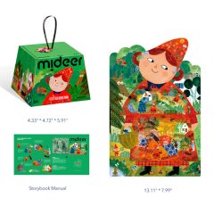 Mideer - Artist Fairytale Puzzle for Kids: Little Red Riding Hood 59-pieces