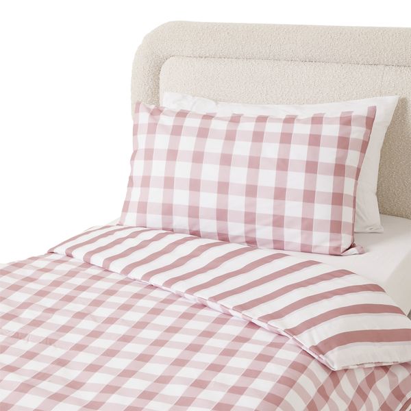 George &amp; Mason Cotton Blend Duvet Set Sophia Check