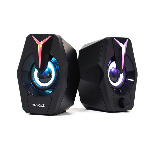 Microlab B26 2.0CH 6W USB-Powered Speaker With LED+3.5mm AUX-Black