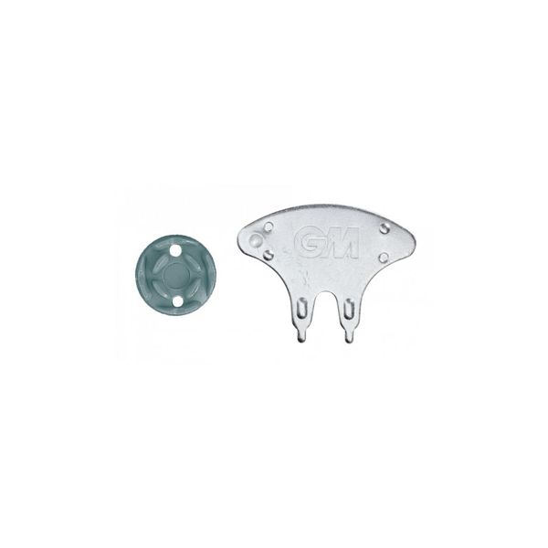 GM Cricket Shoe Studs, 20 Plastic Durastuds with Spanner