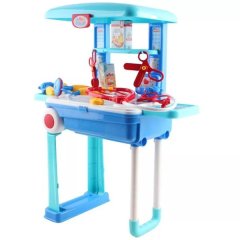 Little Doctor Kids Play Trolley Toy Set