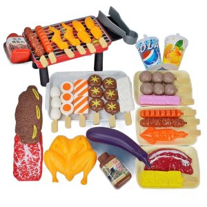 34PK Kid Cooking Toy Set Play Indoor Food Educational Children's Day Gift