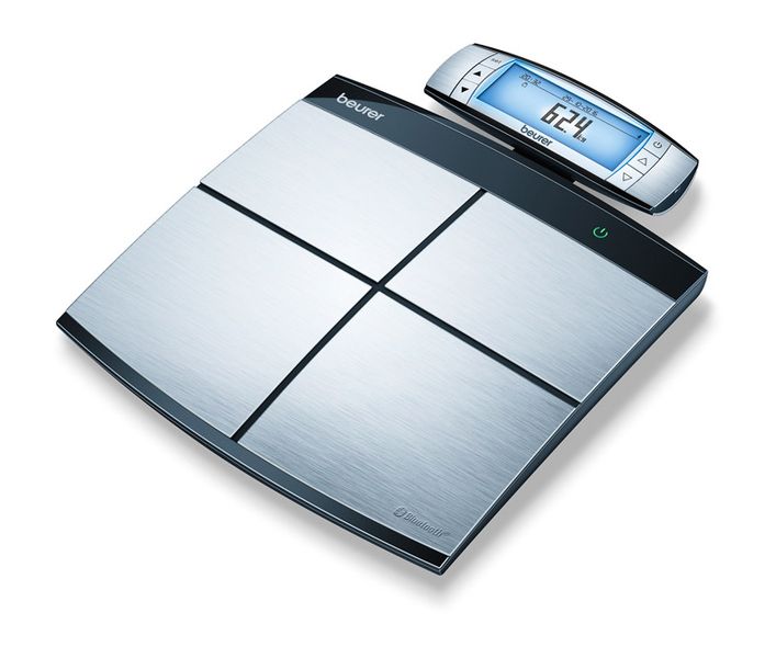 Beurer Diagnostic Bathroom Scale BF 105 + App | Fat, Muscle, Water &amp; More