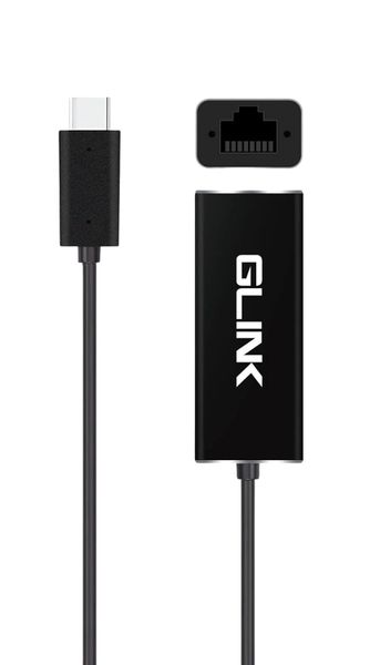 Ethernet Lan Adapter USB-C to RJ45 High Speed-10/100/1000 mbps-GLINK-GL-014