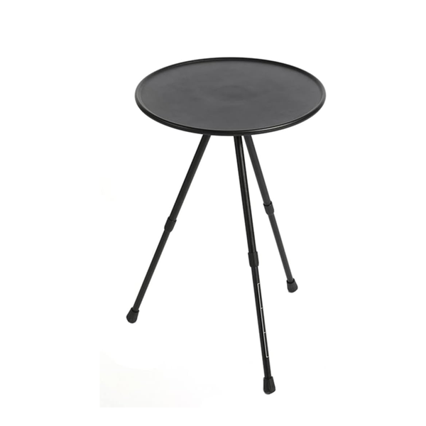 Portable Aluminum Round Outdoor Camping Braai Table, Adjustable Height