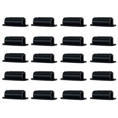 Pen Holder Set Of 20 Adhesive Silicone Pen Holder Black