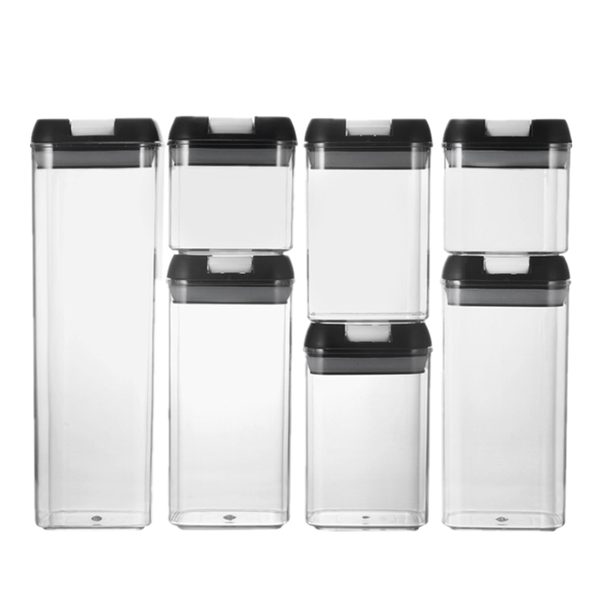 Airtight Kitchen Food Cereal Pantry Storage Containers 7 Pieces Set