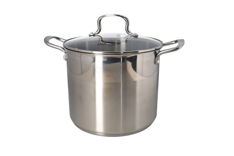Danny Home Stainless steel Stockpot with Glass Lid