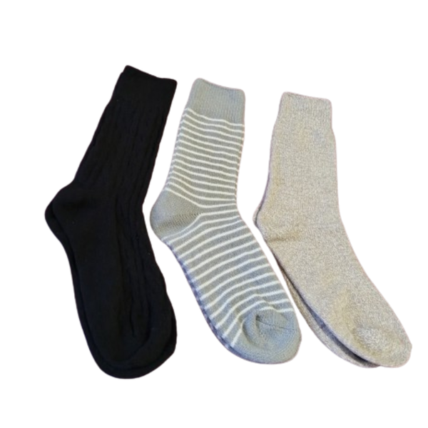 3 Pairs Mixed Pattern Socks