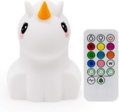Night Light Unicorn Nursery Lamp,Children Silicone Bedside Lighting Bedroom