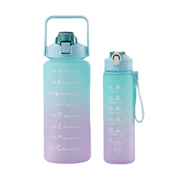Flip Top 2 L Motivational Water Bottle