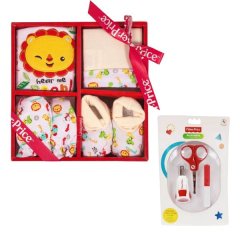 Fisher Price 4pc Newborn Gift and Manicure Set