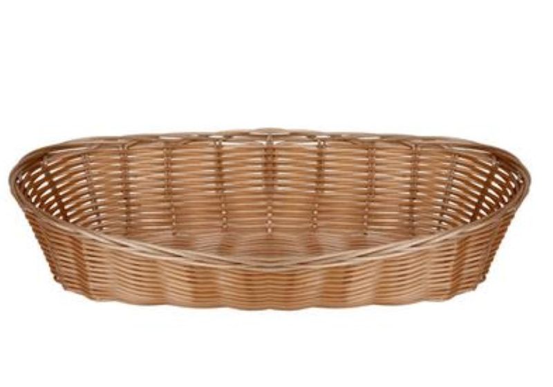 Bread Basket Woven Plastic Oval