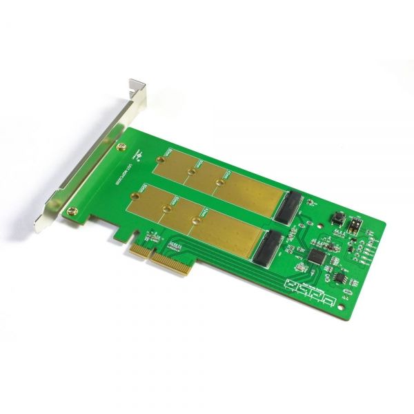 Vantec Dual M.2 SSD RAID PCIe X4 Host Card