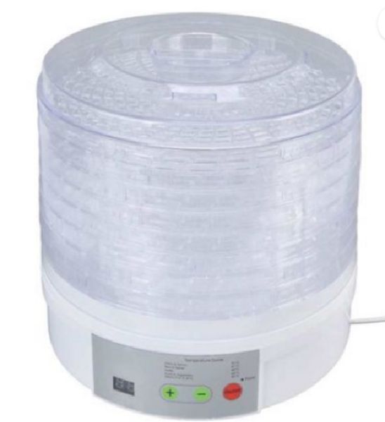 White, Transparent Automatic Dehydrator 5 Tray