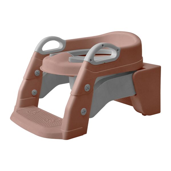 Potty Seat Ladder with Anti-slip Rubber Bas and Height Adjustable