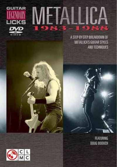 Metallica 1983-1988 Guitar Licks - (Region 1 Import DVD)