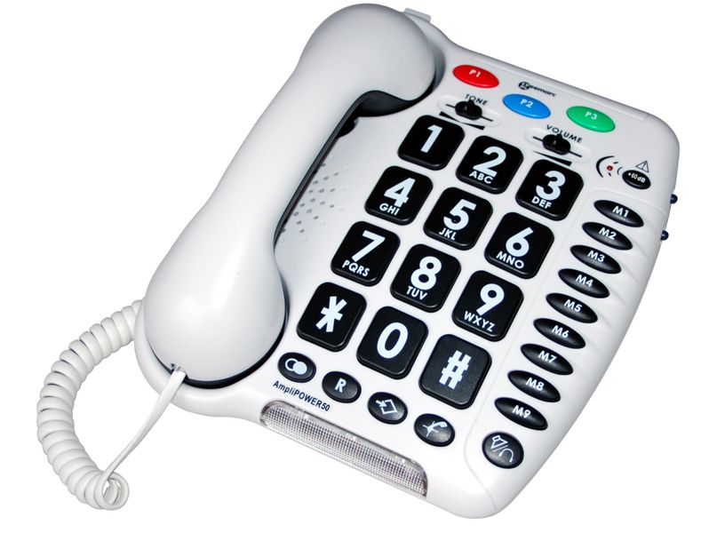 Geemarc AmpliPOWER50 amplified telephone - up to 60 dB