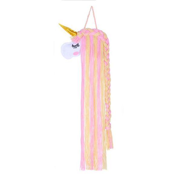 Unicorn Bow Girl Hairband Storage Home Wall Decoration Girl's Room