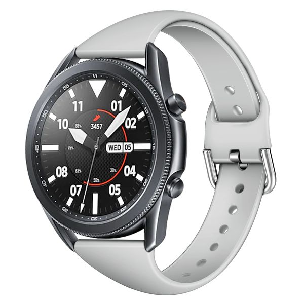 Silicone Watch Band Compatible With Samsung Galaxy Watch 3 - 41mm - Grey