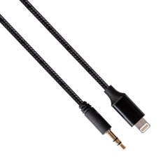 Rubiqube Lightning To Minijack 1.8m Cable (Black)