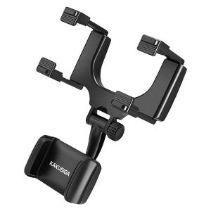 Rear View Mirror Phone Holder