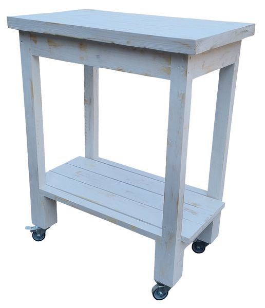 Susan Rustic Office Trolley for Coffee Station or Storage on Wheels