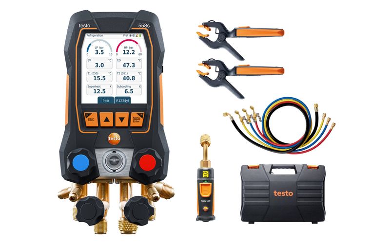 Testo 558s Smart Vacuum Kit With Filling Hoses