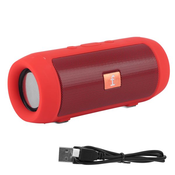 Bluetooth Speaker Wireless Subwoofer Portable Electronics Accessories Red