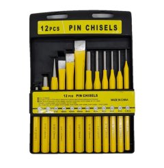 Pin Chisels Set - 12 Piece