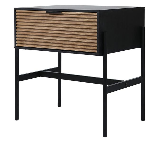 Night Stand Black/Brown 510 x 400 x 540 mm