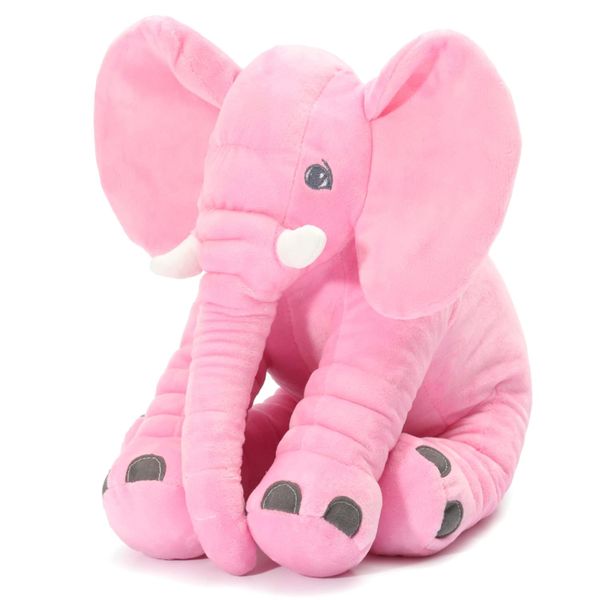 Stuffed Dansup Animal Elephant Baby Pillow - Pink