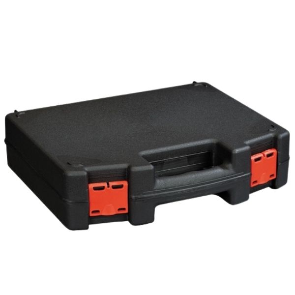 Port-Bag - Black Polypropylene Case with Red Locks - 220mm x 230mm