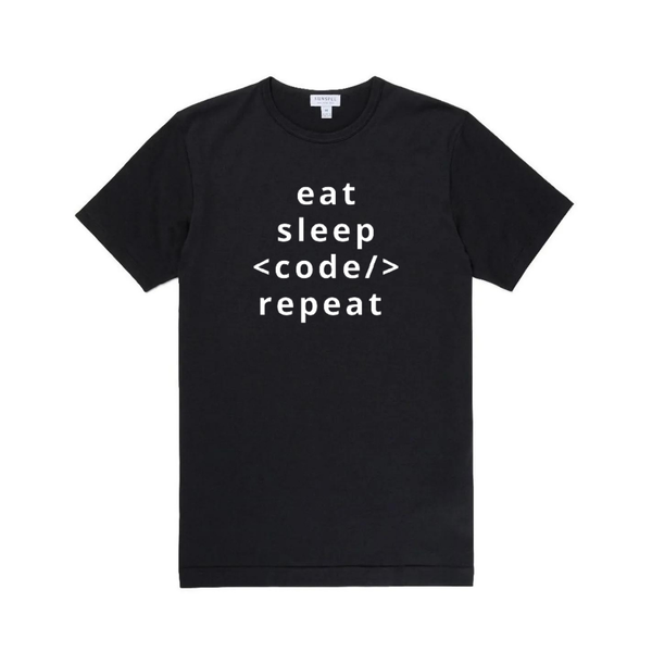 Eat Sleep Code Repeat - Coder T-shirt
