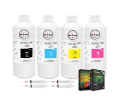 MR A TECH Refill Ink Compatible with Epson 103, 106, 101 EcoTank - 4 Pack (1L)