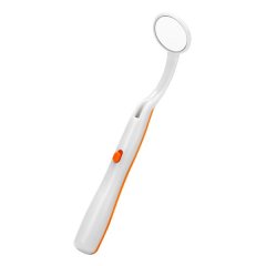 1 Pc Led Light Teeth Oral Dental Mirror Tooth Care Tool Orange