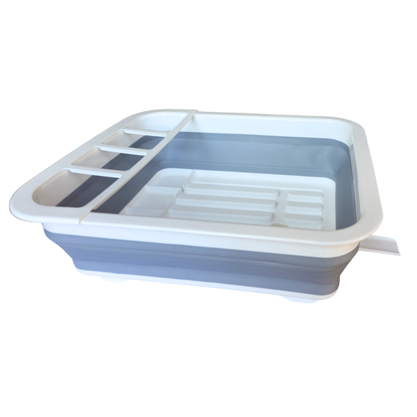 Collapsible Dish Drying Rack, Portable Dish Drainer for Camping &amp; Kitchen