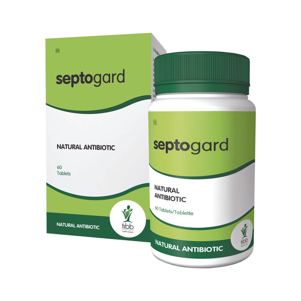 Flu Natural Antibiotics Tibb Septogard Tablets 120s 2 x 60s