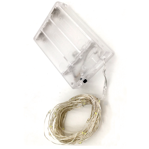 10m Copper Wire Waterproof Fairy Light -White