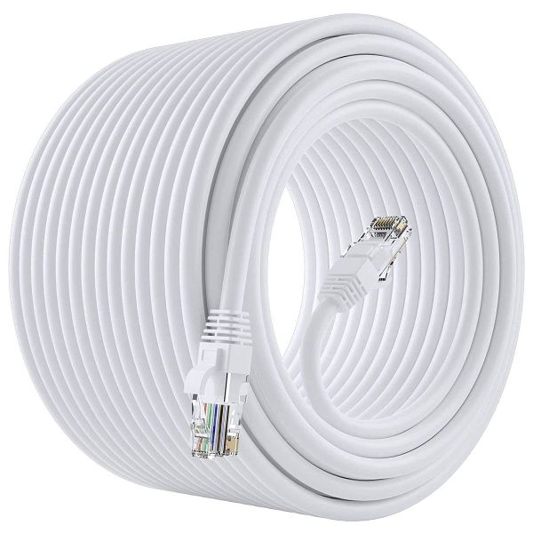 CAT6E 10m High-Speed Ethernet Cable 1000MBps Networking-White