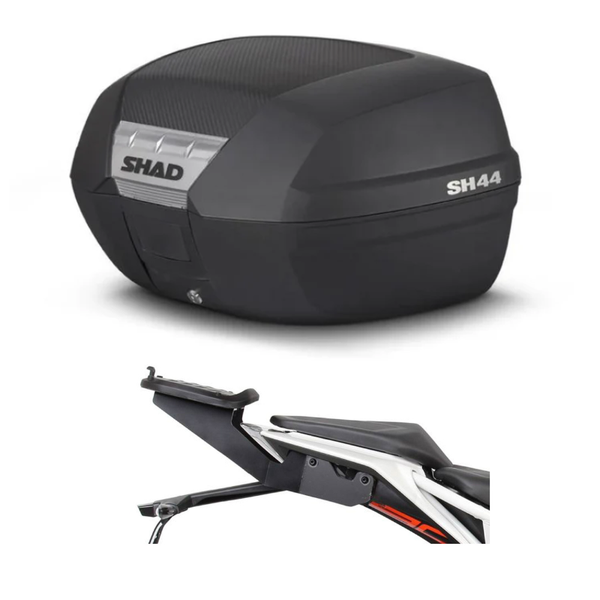 Shad SH44 Top Box with Mounting Fitting for a KTM Duke 125/390 (17-21)