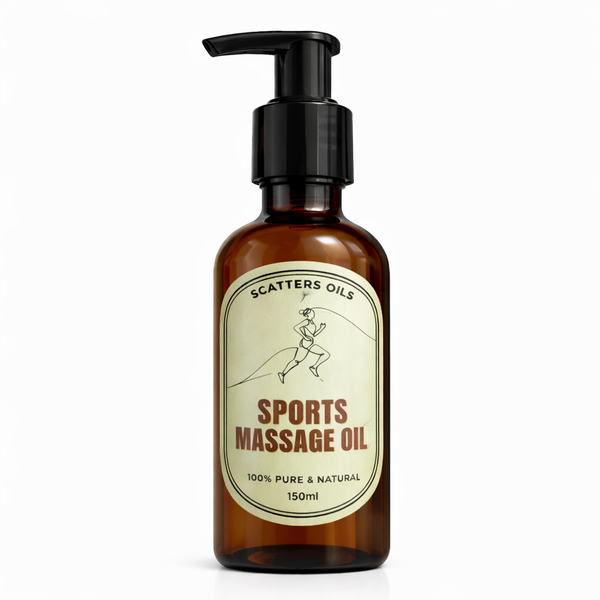 Sports Massage Oil - 100% Pure &amp; Natural