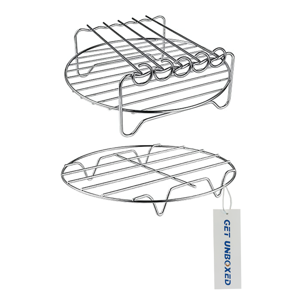 GET UNBOXED Air Fryer Rack Air Fryer Accessories Double Layer Wire Rack