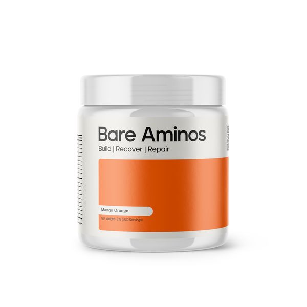 Bare Aminos: 9 Essential Aminos &amp; Leucine Enriched - Mango Orange