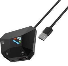 USB Keyboard Mouse Converter Adapter Compatible with N-Switch/PS3/PS4/Xbox