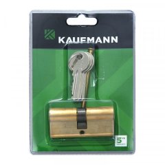 Kaufmann Solid Brass Euro Cylinder Only - 65mm