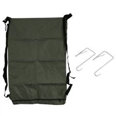 Large Laundry Hanging Bag With Strap, With Hooks, With Bottom Zipper