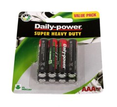 Daily Power - Super Heavy Duty Batteries - 8 Piece - AAA - 3 Pack