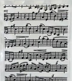 Trocraft Transparent Music Note Stamp