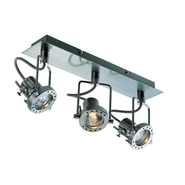 Radiant - Spotlight Intro Bar Satin Chrome GU10 3x50w